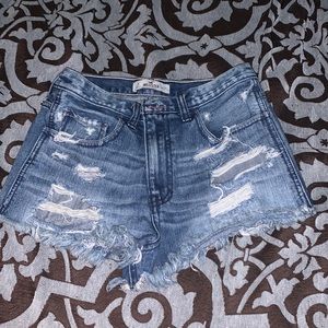 Hollister high waisted shorts